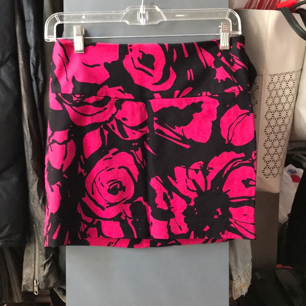 Express Floral Skirt